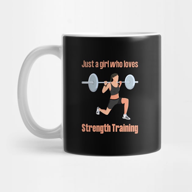 Just a girl who loves strength training by Patterns-Hub